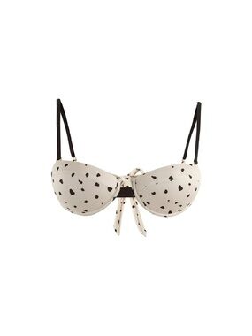 Ancora Swim The Ivory Coast Bikini Top in spotted print